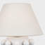 Linden 14" Cordless Table Lamp in Plaster White with Linen Shade