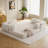Living Room Couple 2-Person Sofa,Convertible Sleeper Sofa Bed With 2 Pillows, Corduroy Couch Removable And Washable Sofa , Floor Sofa Lounge Couch For Small Spaces-6928924