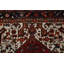 Tapis oriental traditionnel rétro en laine rouge 6 x 9