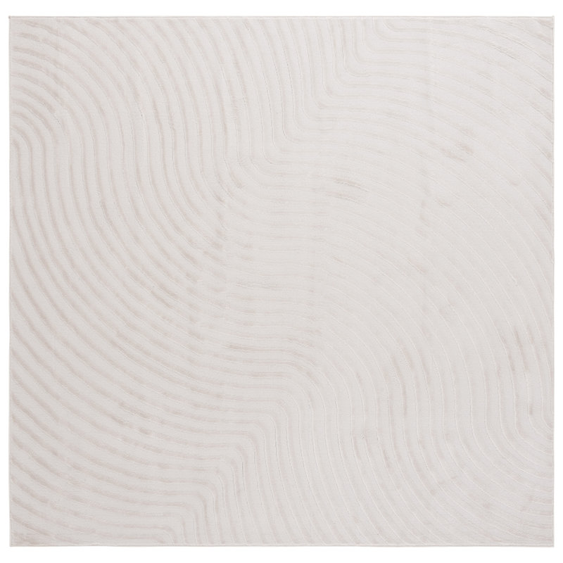 Tapis abstrait Jhena Performance, Carré 6 pi 7 po