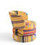 Velvet Swivel Barrel Chair-674379472