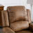 Maxwellton 38.2" W Faux Leather Heated Massage Power Recliner-2132273621