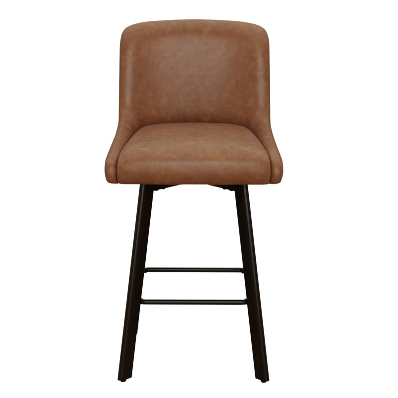 Tabouret de bar 26 po H, 4, Brun, Tabouret de bar = siège d'une hauteur de 26 po