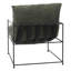 Inska Black Iron Hammock Style Occasional Chair-81088727-124176186