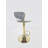 Swivel Upholstered Adjustable Height Counter Stool with Metal Frame-1979302169-1969234096