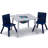 Delta Kids Solid Wood Rectangular Play Table and Chair Set