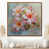 Toile avec cadre flottant brun