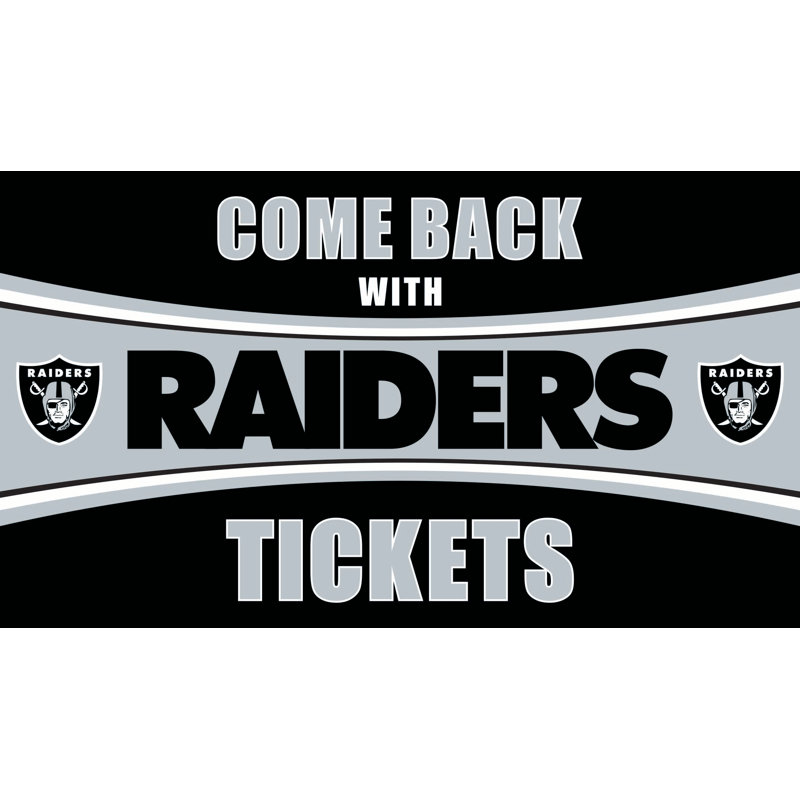 Paillasson en PVC, Raiders de Las Vegas - NFL