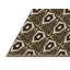 Tapis géométrique brun-850324006