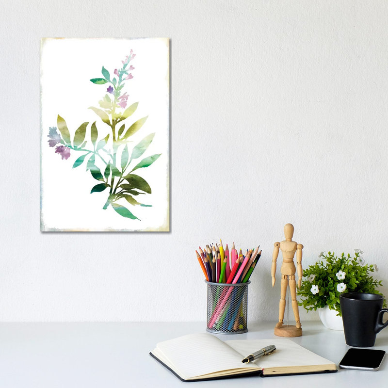 Summer Botanical III - Wrapped Canvas Painting, 20.32 cm H x 30.48 cm W