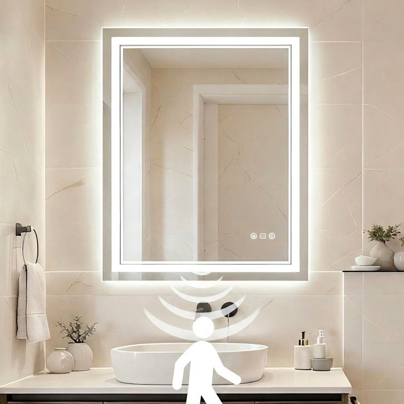 Aluminium Rectangle Wall Mirror Set