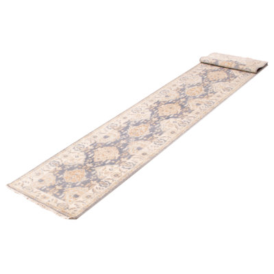 Tapis gris foncé Royal Oushak 2 po 7 po x 19 po 9 po