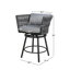 Ensemble de 3 tables de bar pivotantes Dooltle pour 2 personnes