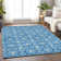 Premium Machine Washable Tweedy Denim Rug
