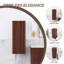 Armoire murale de meuble-lavabo mural 14 "en noyer-1114021554-1114021555