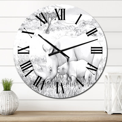 Horloge murale surdimensionnée