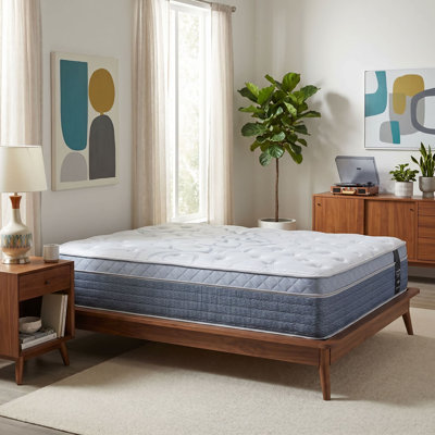 Fabriqué par une famille canadienne - Pare-soleil moelleux à plateau euro luxueux - Hauteur de 12 po - Ressorts ensachés et mousse de luxe Bio Comfort