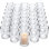 36 porte-bougies votives en verre transparent