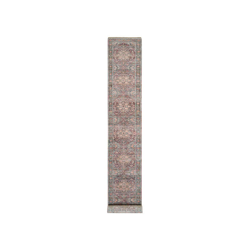 Tapis rouge Cordovan, Tapis de couloir 2 pi 8 po x 21 pi 10 po