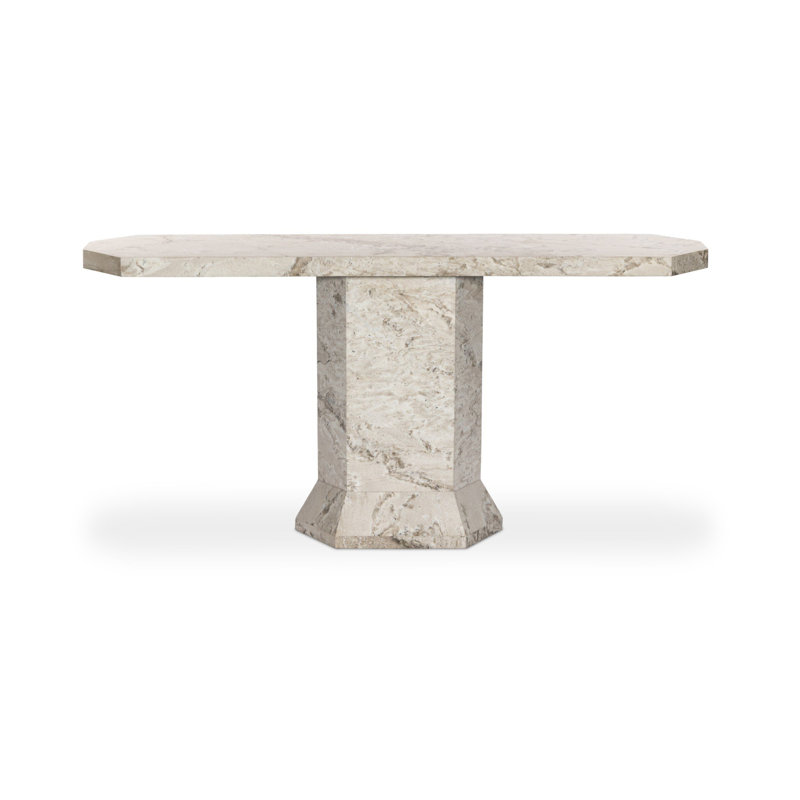 Argos 65'' W Marble Console Table