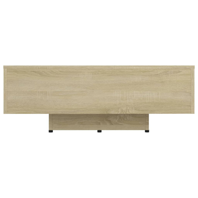 Coffee Table Engineered Wood Accent Side Sofa End Table Multi Colours, Oak, 33.5" x 21.6" x 12.2"