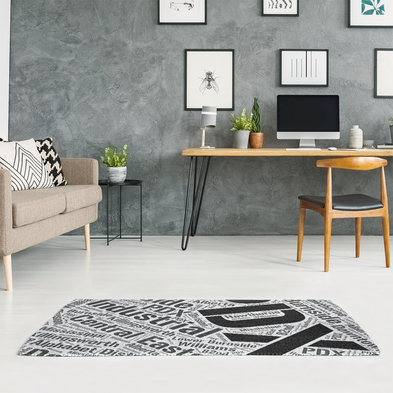Chenille Indoor Rug, Rectangle 4' x 6'