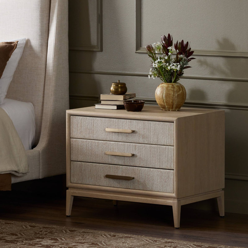 Rosenell Closed Nightstand, White