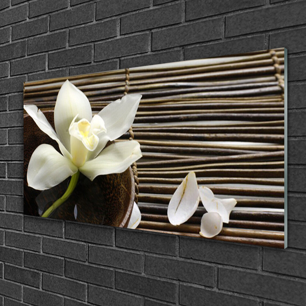 Flower Floral - Unframed Photograph on Glass