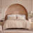 100% Washed Cotton Comforter Set King Size – Sandy Beige, Linen-Like Texture, Soft & Breathable Bedding Set, 3-Piece Durable Percale Comforter-123119584-123119591