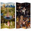 Paravent Hieronyme Bosch Garden of Earthly Delights