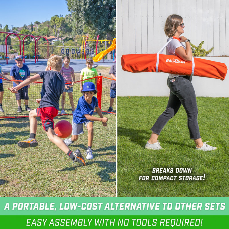 GoSports 15 Ft Portable Indoor/Outdoor Gaga Ball Pit Set