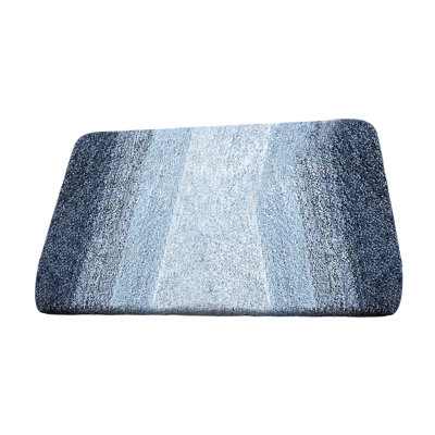 Paillasson à forme oblongue antidérapante à forte absorption d'eau Séchage des pieds Colorblock Tapis d'entrée de porte Salon Cuisine Salle de bain Tapis d'entrée