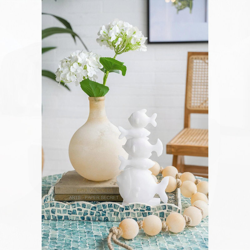 Vase en verre décoratif