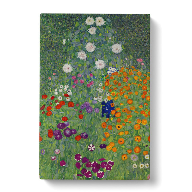 Flower Garden Vol.2 by Gustav Klimt - Wrapped Canvas Painting, 76cm H x 50cm W x 3cm D