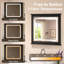 Commode 6 tiroirs avec miroir lumineux-1115395367
