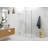 Illume 48 in. x 32 in. x 78 in. 90-degree Fully Frameless Wall Hinged Glass Shower Enclosure-90734598