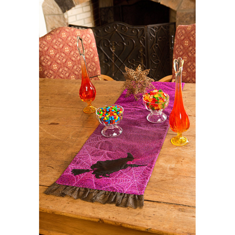 Sanderlin Halloween Table Runner, 36" L x 13" W, Candy Corn