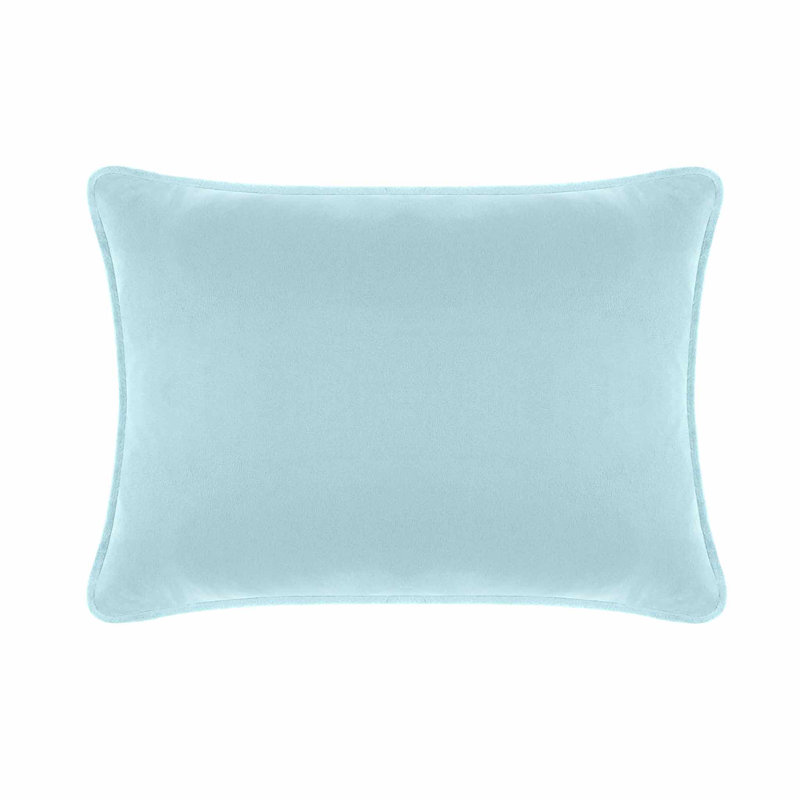 Coussin Sparkles Home Conception de Noël des Fêtes | Insertion de plumes | Lavable à la machine, Velours bleu pacifique