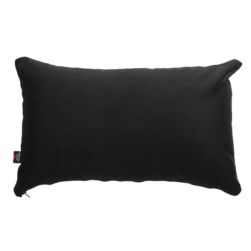 Moey Rectangular Cushion, Black