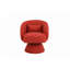 Fauteuil d'appoint pivotant, fauteuil demi-tonneau rond