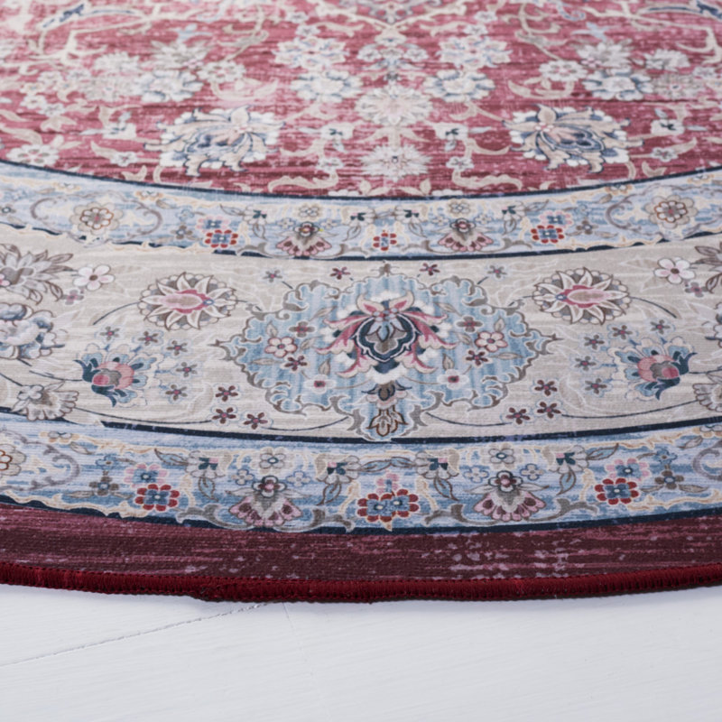 Tucson Performance Machine Washable Oriental Rug, Round 6'