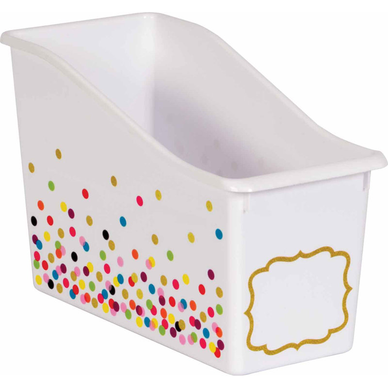 Ensemble de bacs à confettis en plastique, Blanc