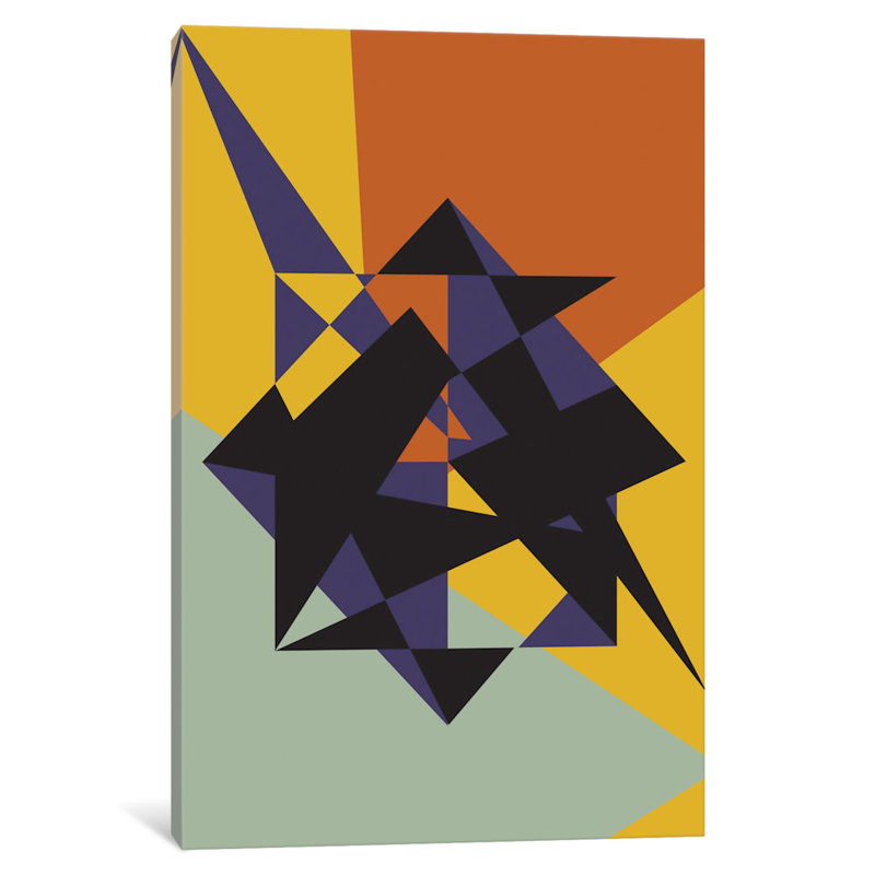 « dur », impression sur toile tendue, H 12 po x l 8 po x P 0,75 po, Pas de tapis, Toile tendue