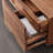 Solid wood large capacity TV cabinet-106218981