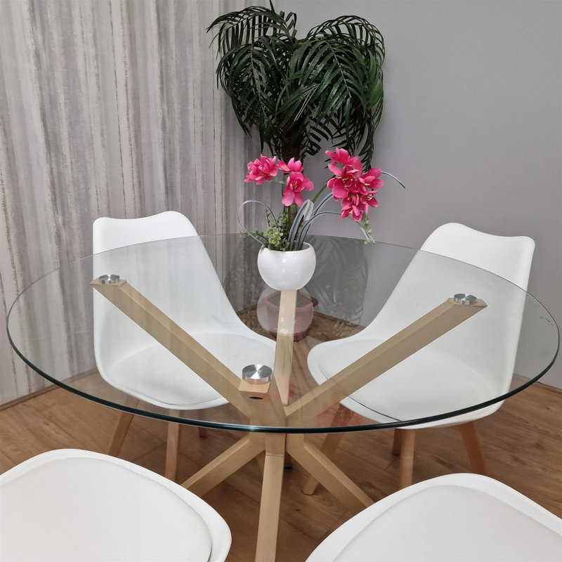 Periheli 4 - Person Dining Set, White 
