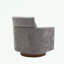 Fauteuil demi-tonneau pivotant en chenille-813798795