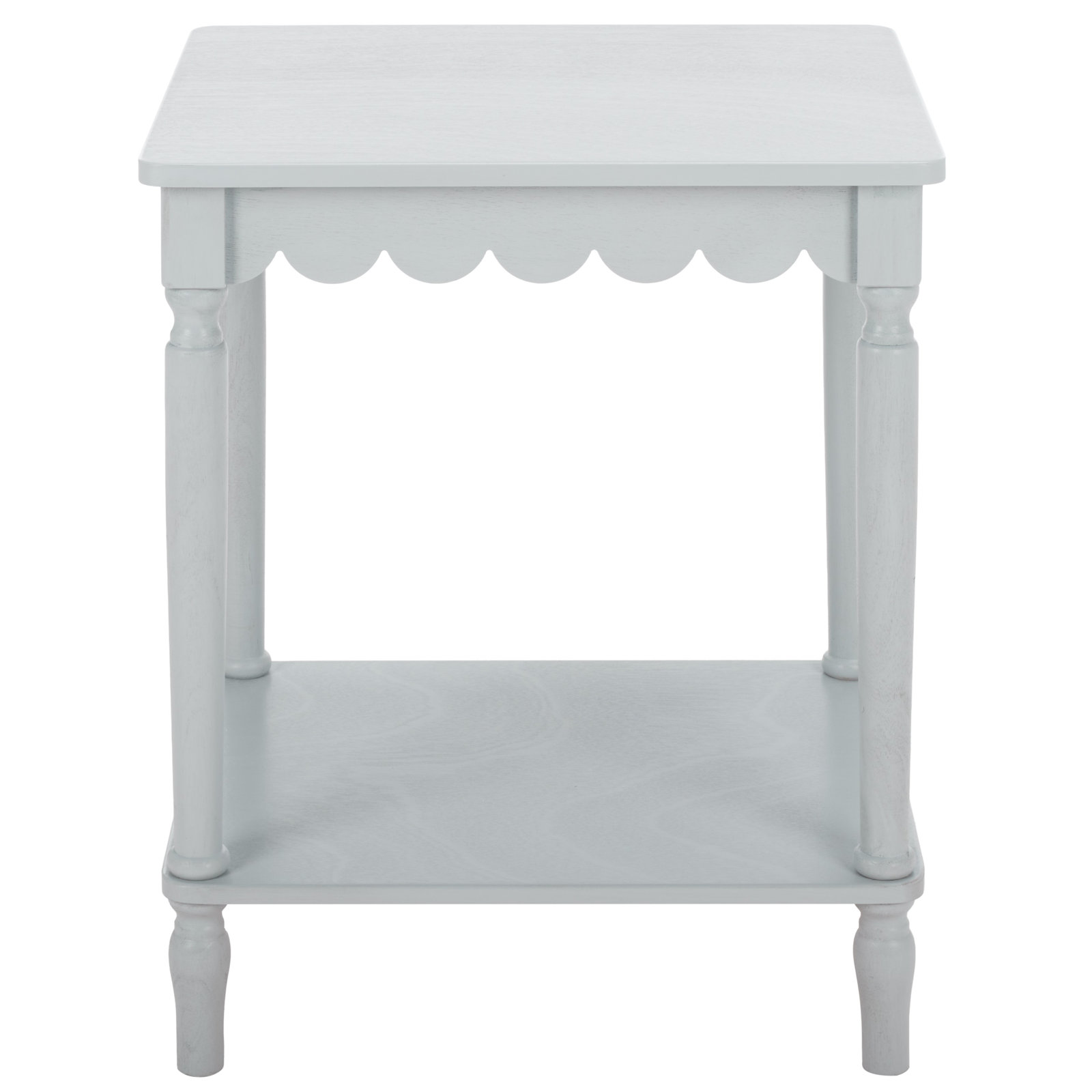 Branden 19" Pine End Table, Winter Sky