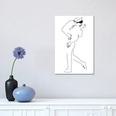 «The Kissing Sailor» par Ninhol - reproduction d'art sur toile tendue