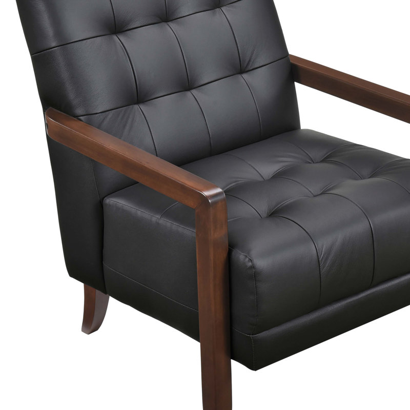 Chaise d'appoint de style moderne, Noir