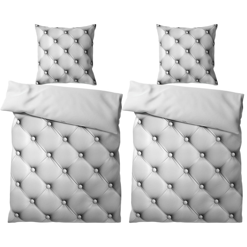 Cotton Geometric Shapes Duvet Cover Set with Pillowcases